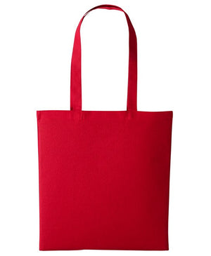 100 x Classic Tote Bag by Nutshell in Fire Red (Red) by Print Lab Deals — Custom branded clothing by Print Press, featuring premium embroidery produced in our specialist print lab in the UK.