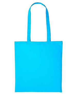 100 x Classic Tote Bag by Nutshell in Hawaiian Blue by Print Lab Deals — Custom branded clothing by Print Press, featuring premium embroidery produced in our specialist print lab in the UK.