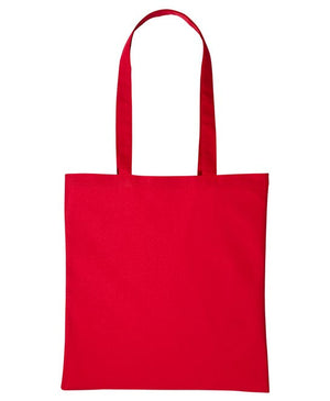 100 x Classic Tote Bag by Nutshell in Hot Red by Print Lab Deals — Custom branded clothing by Print Press, featuring premium embroidery produced in our specialist print lab in the UK.