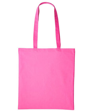 100 x Classic Tote Bag by Nutshell in Mid Pink by Print Lab Deals — Custom branded clothing by Print Press, featuring premium embroidery produced in our specialist print lab in the UK.