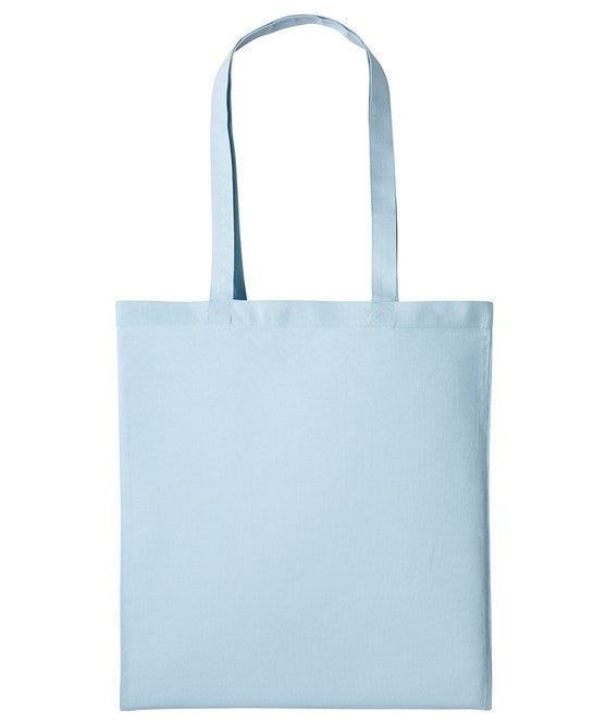 50 x Classic Tote Bag by Nutshell in Pastel Blue by Print Lab Deals — Custom branded clothing by Print Press, featuring premium embroidery produced in our specialist print lab in the UK.