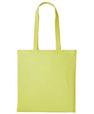 100 x Classic Tote Bag by Nutshell in Pastel Lemon by Print Lab Deals — Custom branded clothing by Print Press, featuring premium embroidery produced in our specialist print lab in the UK.