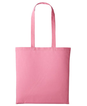 50 x Classic Tote Bag by Nutshell in Pastel Pink by Print Lab Deals — Custom branded clothing by Print Press, featuring premium embroidery produced in our specialist print lab in the UK.