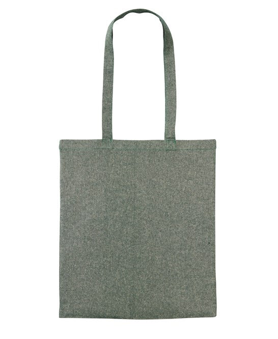 40 x Recycled Cotton Bag by Nutshell in Green Marl by Print Lab Deals — Custom branded clothing by Print Press, featuring premium embroidery produced in our specialist print lab in the UK.
