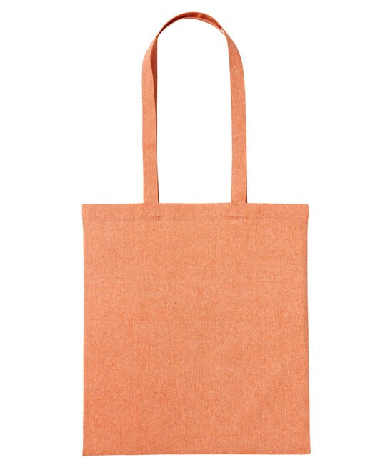 60 x Recycled Cotton Bag by Nutshell in Orange Marl by Print Lab Deals — Custom branded clothing by Print Press, featuring premium embroidery produced in our specialist print lab in the UK.