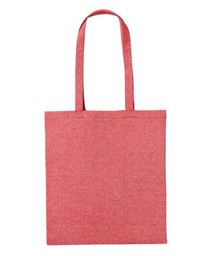 20 x Recycled Cotton Bag by Nutshell in Red Marl by Print Lab Deals — Custom branded clothing by Print Press, featuring premium embroidery produced in our specialist print lab in the UK.
