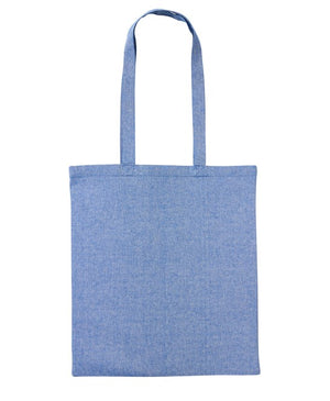 20 x Recycled Cotton Bag by Nutshell in Royal Marl by Print Lab Deals — Custom branded clothing by Print Press, featuring premium embroidery produced in our specialist print lab in the UK.