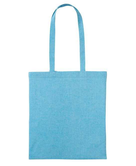 60 x Recycled Cotton Bag by Nutshell in Sky Blue Marl by Print Lab Deals — Custom branded clothing by Print Press, featuring premium embroidery produced in our specialist print lab in the UK.