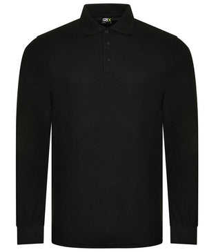 10 x Long Sleeve Polos by Pro RTX in Black by Print Lab Deals — Custom branded clothing by Print Press, featuring premium embroidery produced in our specialist print lab in the UK.