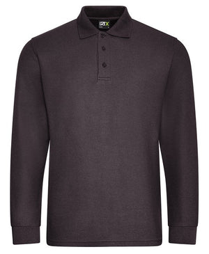 40 x Long Sleeve Polos by Pro RTX in Charcoal by Print Lab Deals — Custom branded clothing by Print Press, featuring premium embroidery produced in our specialist print lab in the UK.