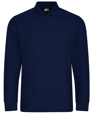 10 x Long Sleeve Polos by Pro RTX in Navy by Print Lab Deals — Custom branded clothing by Print Press, featuring premium embroidery produced in our specialist print lab in the UK.