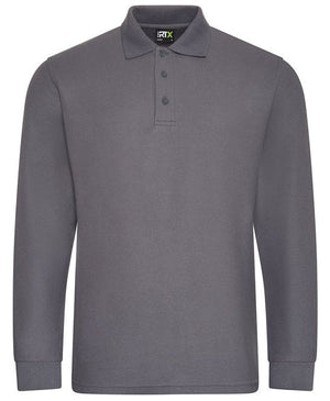 80 x Long Sleeve Polos by Pro RTX in Solid Grey by Print Lab Deals — Custom branded clothing by Print Press, featuring premium embroidery produced in our specialist print lab in the UK.