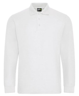 150 x Long Sleeve Polos by Pro RTX in White by Print Lab Deals — Custom branded clothing by Print Press, featuring premium embroidery produced in our specialist print lab in the UK.
