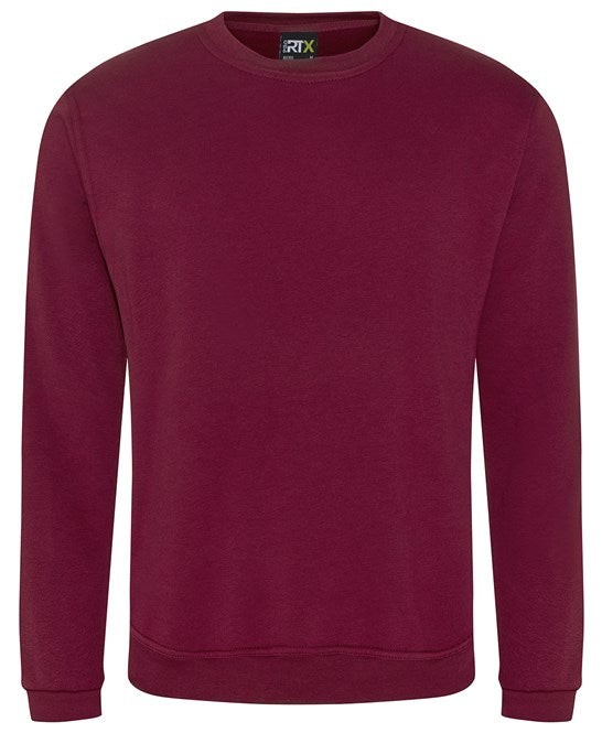 96 x Workwear Sweaters by Pro RTX in Burgundy by Print Lab Deals — Custom branded clothing by Print Press, featuring premium embroidery produced in our specialist print lab in the UK.