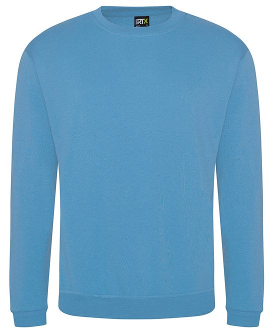 48 x Workwear Sweaters by Pro RTX in Sky Blue by Print Lab Deals — Custom branded clothing by Print Press, featuring premium embroidery produced in our specialist print lab in the UK.