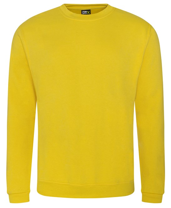 48 x Workwear Sweaters by Pro RTX in Yellow by Print Lab Deals — Custom branded clothing by Print Press, featuring premium embroidery produced in our specialist print lab in the UK.