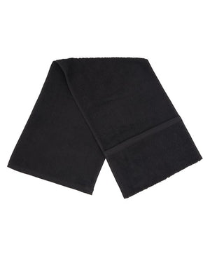 12 x Gym Pocket Towels by Towel City in Black by Print Lab Deals — Custom branded clothing by Print Press, featuring premium embroidery produced in our specialist print lab in the UK.