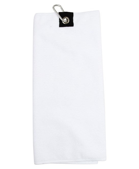 12 x Golf Towels by Towel City in White by Print Lab Deals — Custom branded clothing by Print Press, featuring premium embroidery produced in our specialist print lab in the UK.