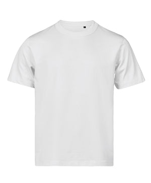 12 x Heavyweight Luxury Loose Fit Tees by Tee Jays in White by Print Lab Deals — Custom branded clothing by Print Press, featuring premium embroidery produced in our specialist print lab in the UK.