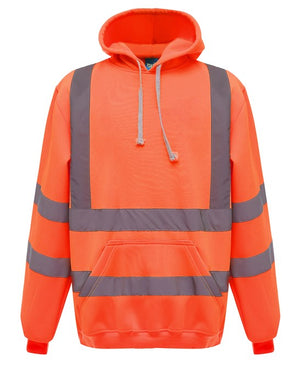 10 x Hi-Vis Hoodies by Yoko in Orange by Print Lab Deals — Custom branded clothing by Print Press, featuring premium embroidery produced in our specialist print lab in the UK.