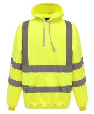 10 x Hi-Vis Hoodies by Yoko in Yellow by Print Lab Deals — Custom branded clothing by Print Press, featuring premium embroidery produced in our specialist print lab in the UK.