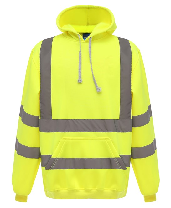 10 x Hi-Vis Hoodies by Yoko in Yellow by Print Lab Deals — Custom branded clothing by Print Press, featuring premium embroidery produced in our specialist print lab in the UK.