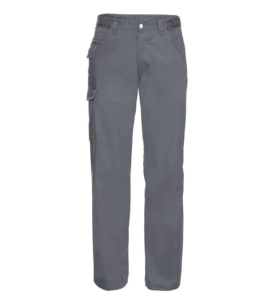 Russell Work Trousers in by Russell — Custom branded clothing by Print Press, featuring premium embroidery produced in our specialist print lab in the UK.