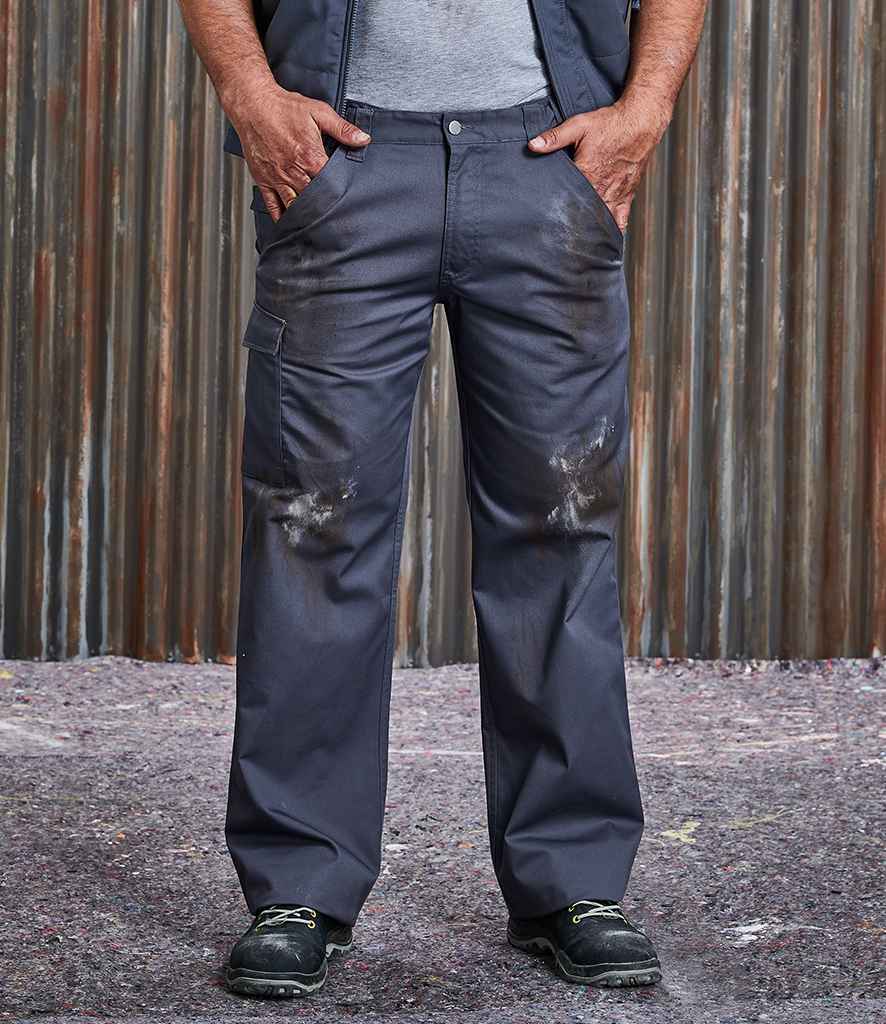 Russell Work Trousers in by Russell — Custom branded clothing by Print Press, featuring premium embroidery produced in our specialist print lab in the UK.