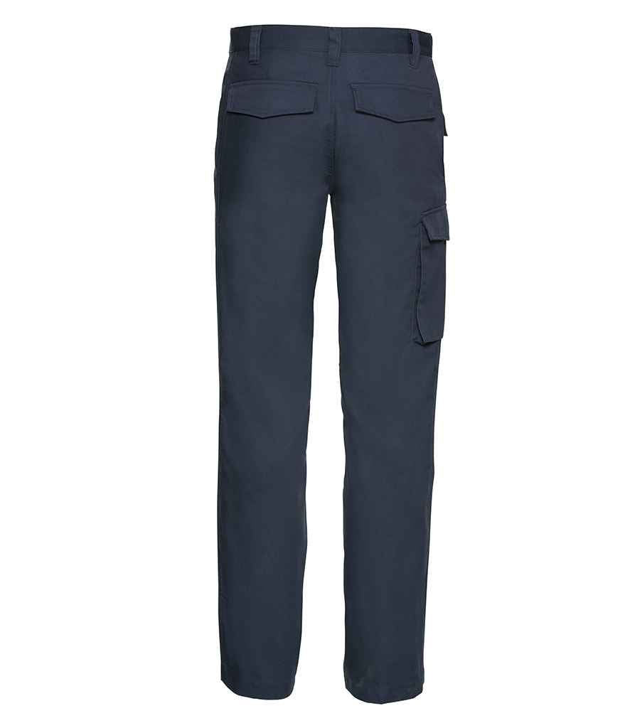 Russell Work Trousers in by Russell — Custom branded clothing by Print Press, featuring premium embroidery produced in our specialist print lab in the UK.