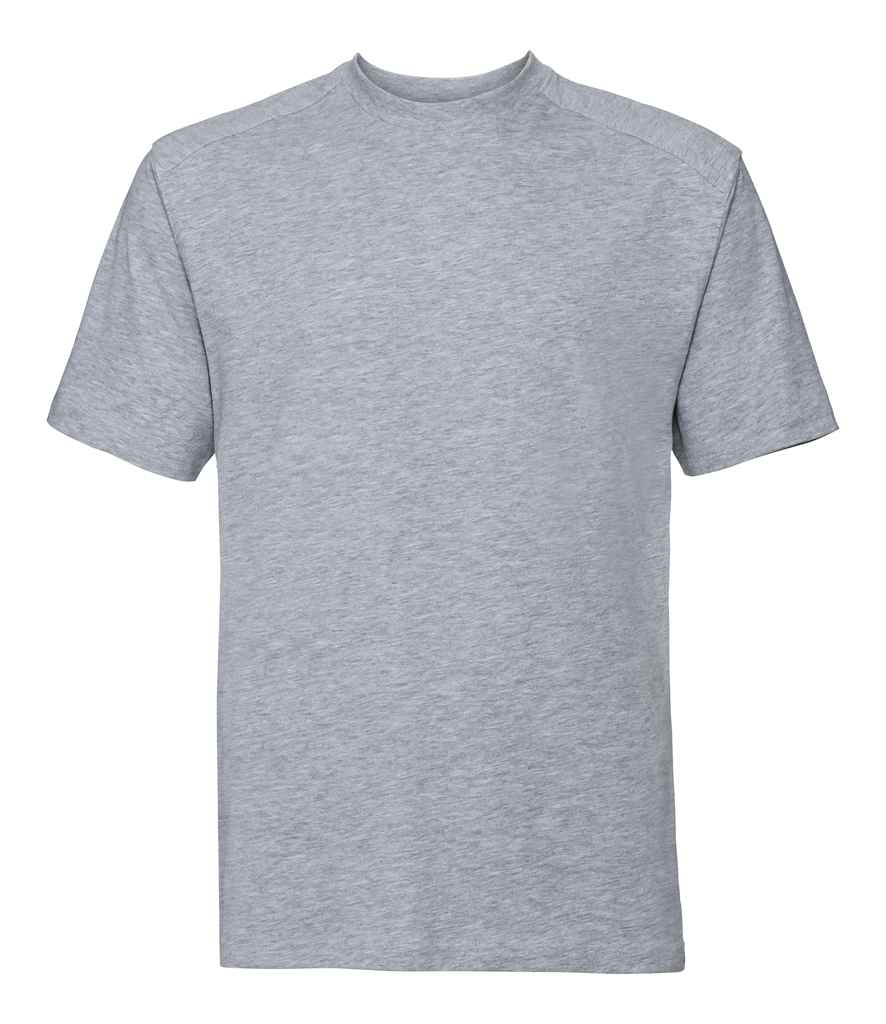 Russell Heavyweight T-Shirt in Light Oxford by Russell — Custom branded clothing by Print Press, featuring premium embroidery produced in our specialist print lab in the UK.