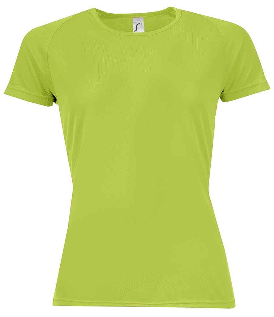 SOLS Ladies Sporty Performance T-Shirt in by SOL'S — Custom branded clothing by Print Press, featuring premium embroidery produced in our specialist print lab in the UK.