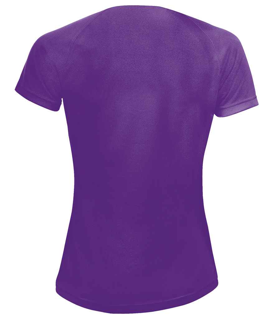 SOLS Ladies Sporty Performance T-Shirt in by SOL'S — Custom branded clothing by Print Press, featuring premium embroidery produced in our specialist print lab in the UK.