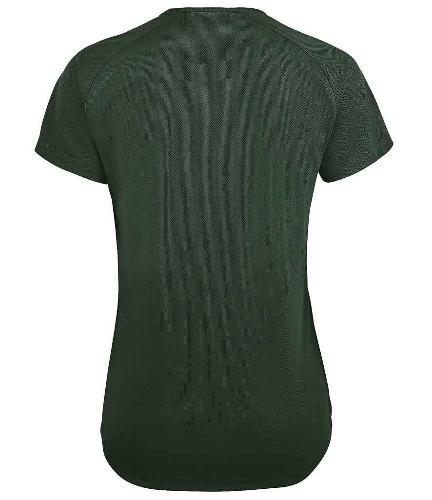SOLS Ladies Sporty Performance T-Shirt in by SOL'S — Custom branded clothing by Print Press, featuring premium embroidery produced in our specialist print lab in the UK.