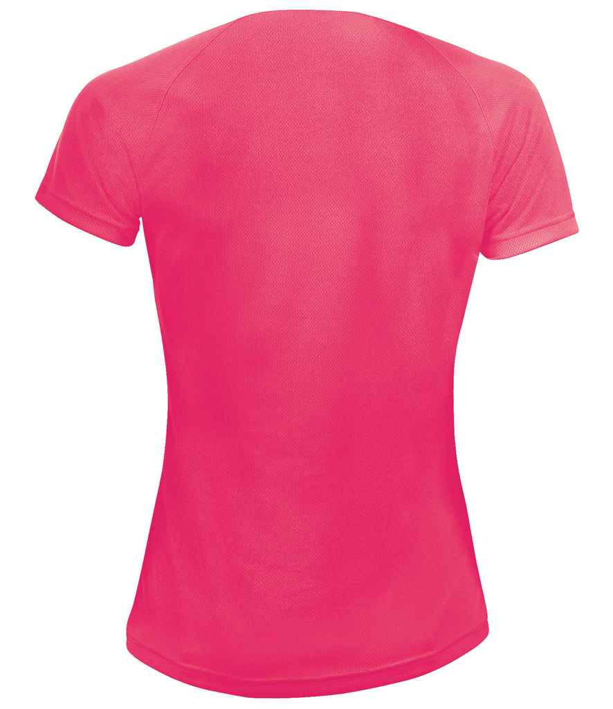 SOLS Ladies Sporty Performance T-Shirt in by SOL'S — Custom branded clothing by Print Press, featuring premium embroidery produced in our specialist print lab in the UK.