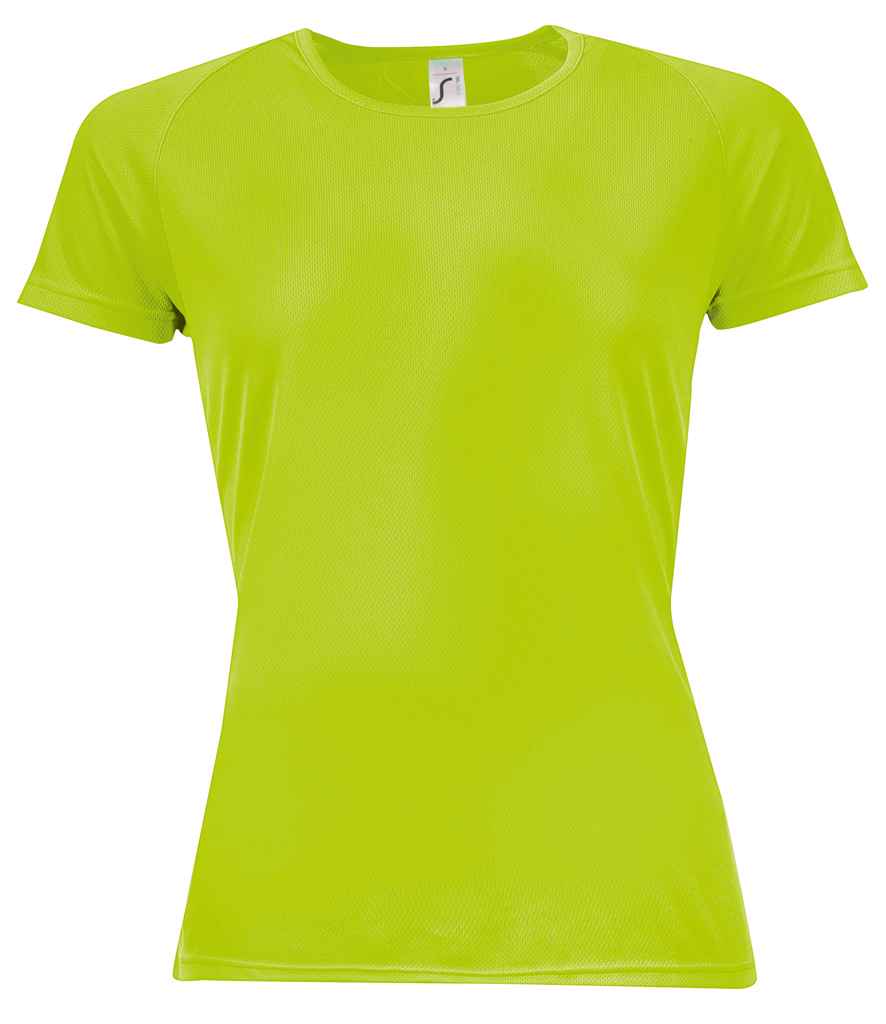 SOLS Ladies Sporty Performance T-Shirt in by SOL'S — Custom branded clothing by Print Press, featuring premium embroidery produced in our specialist print lab in the UK.