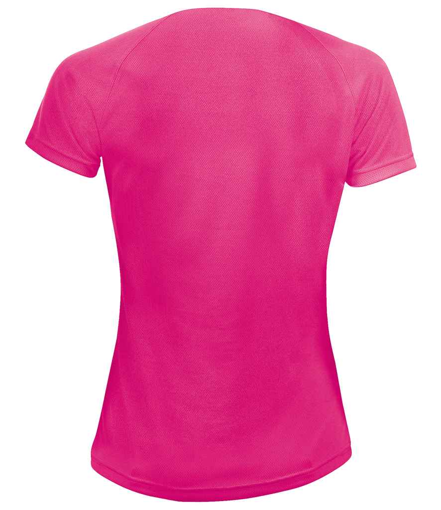 SOLS Ladies Sporty Performance T-Shirt in by SOL'S — Custom branded clothing by Print Press, featuring premium embroidery produced in our specialist print lab in the UK.