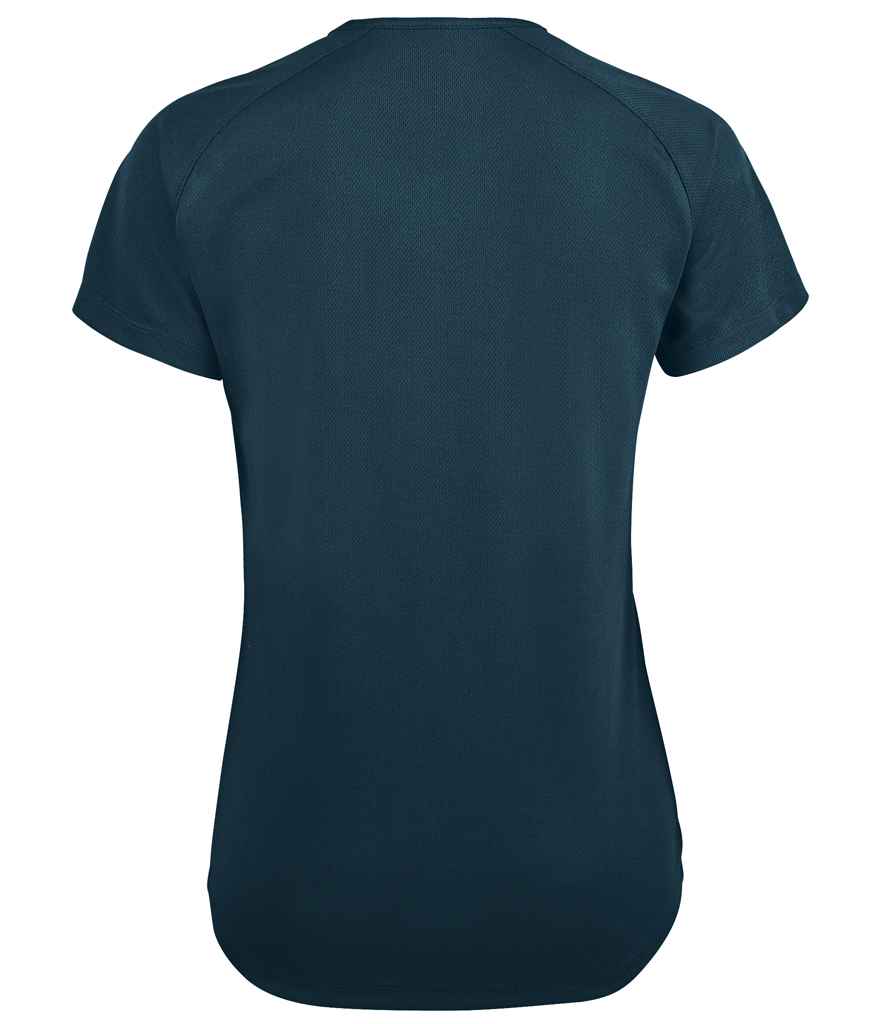 SOLS Ladies Sporty Performance T-Shirt in by SOL'S — Custom branded clothing by Print Press, featuring premium embroidery produced in our specialist print lab in the UK.