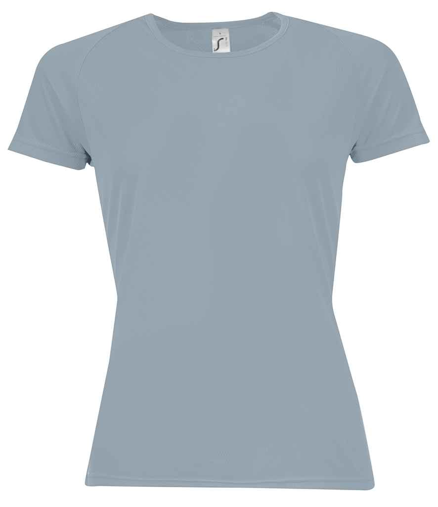 SOLS Ladies Sporty Performance T-Shirt in by SOL'S — Custom branded clothing by Print Press, featuring premium embroidery produced in our specialist print lab in the UK.