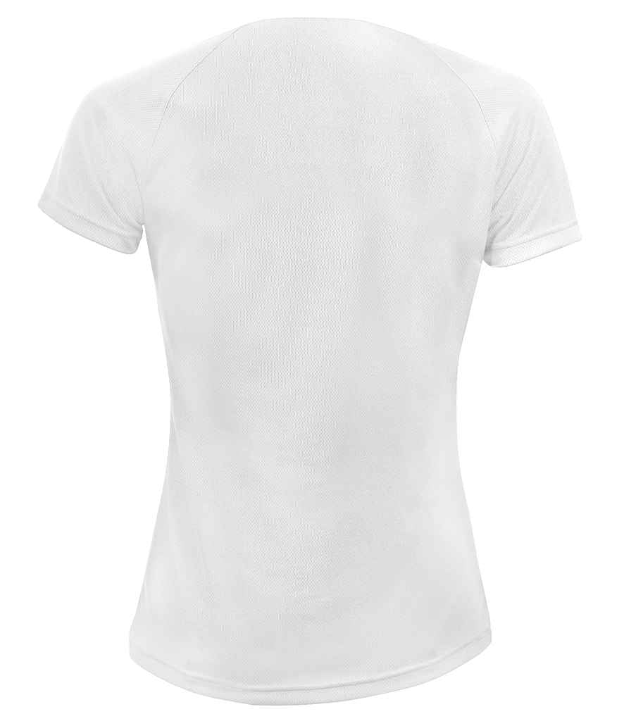 SOLS Ladies Sporty Performance T-Shirt in by SOL'S — Custom branded clothing by Print Press, featuring premium embroidery produced in our specialist print lab in the UK.