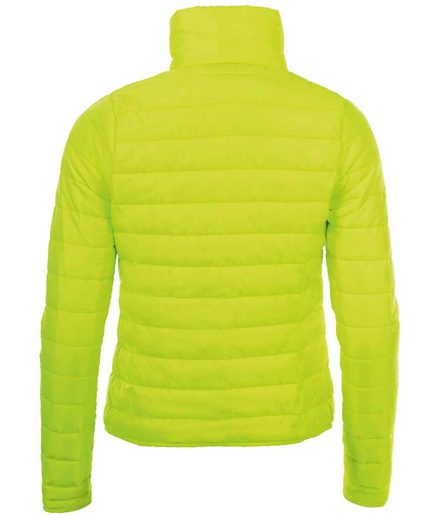 SOLS Ladies Ride Padded Jacket in by SOL'S — Custom branded clothing by Print Press, featuring premium embroidery produced in our specialist print lab in the UK.