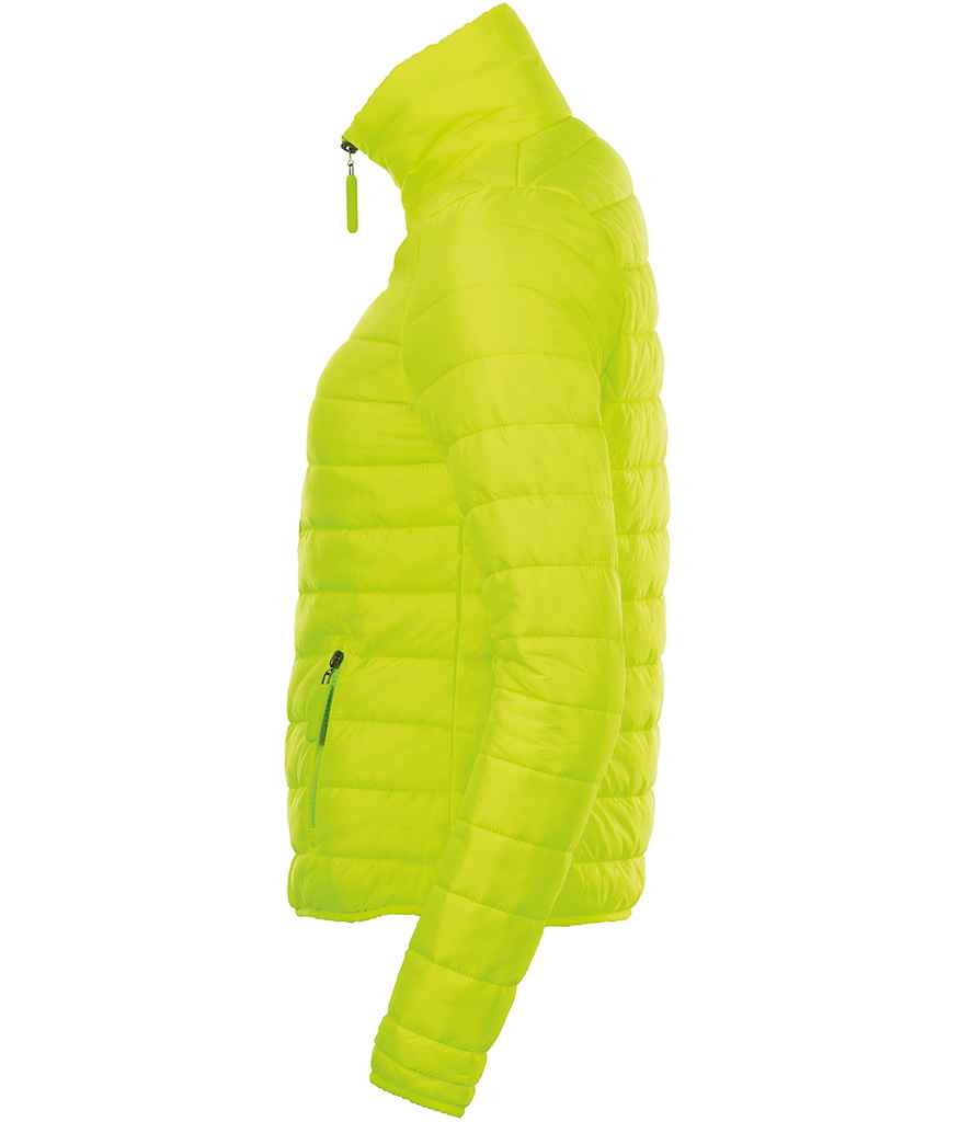 SOLS Ladies Ride Padded Jacket in by SOL'S — Custom branded clothing by Print Press, featuring premium embroidery produced in our specialist print lab in the UK.