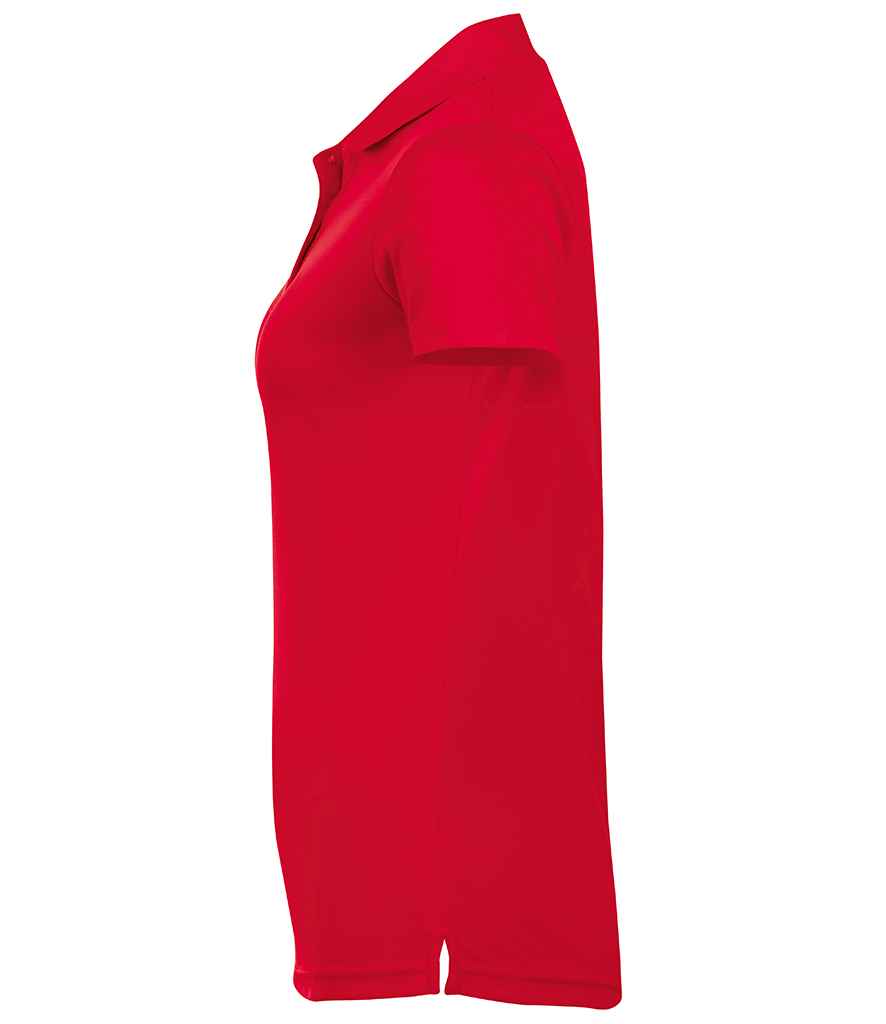 SOLS Ladies Performer Piqué Polo Shirt in by SOL'S — Custom branded clothing by Print Press, featuring premium embroidery produced in our specialist print lab in the UK.