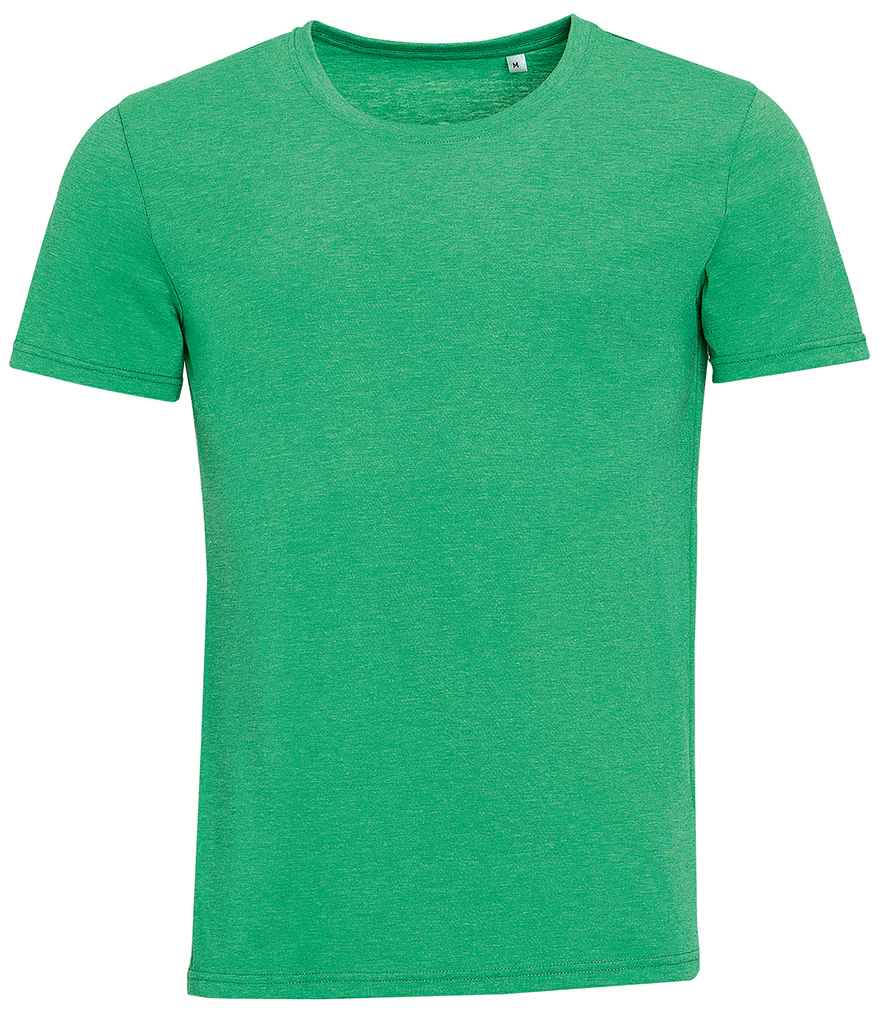 SOLS Mixed T-Shirt in Heather Green by SOL'S — Custom branded clothing by Print Press, featuring premium embroidery produced in our specialist print lab in the UK.