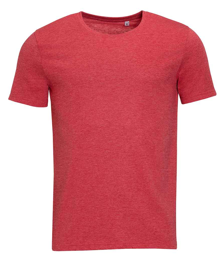 SOLS Mixed T-Shirt in Heather Red by SOL'S — Custom branded clothing by Print Press, featuring premium embroidery produced in our specialist print lab in the UK.