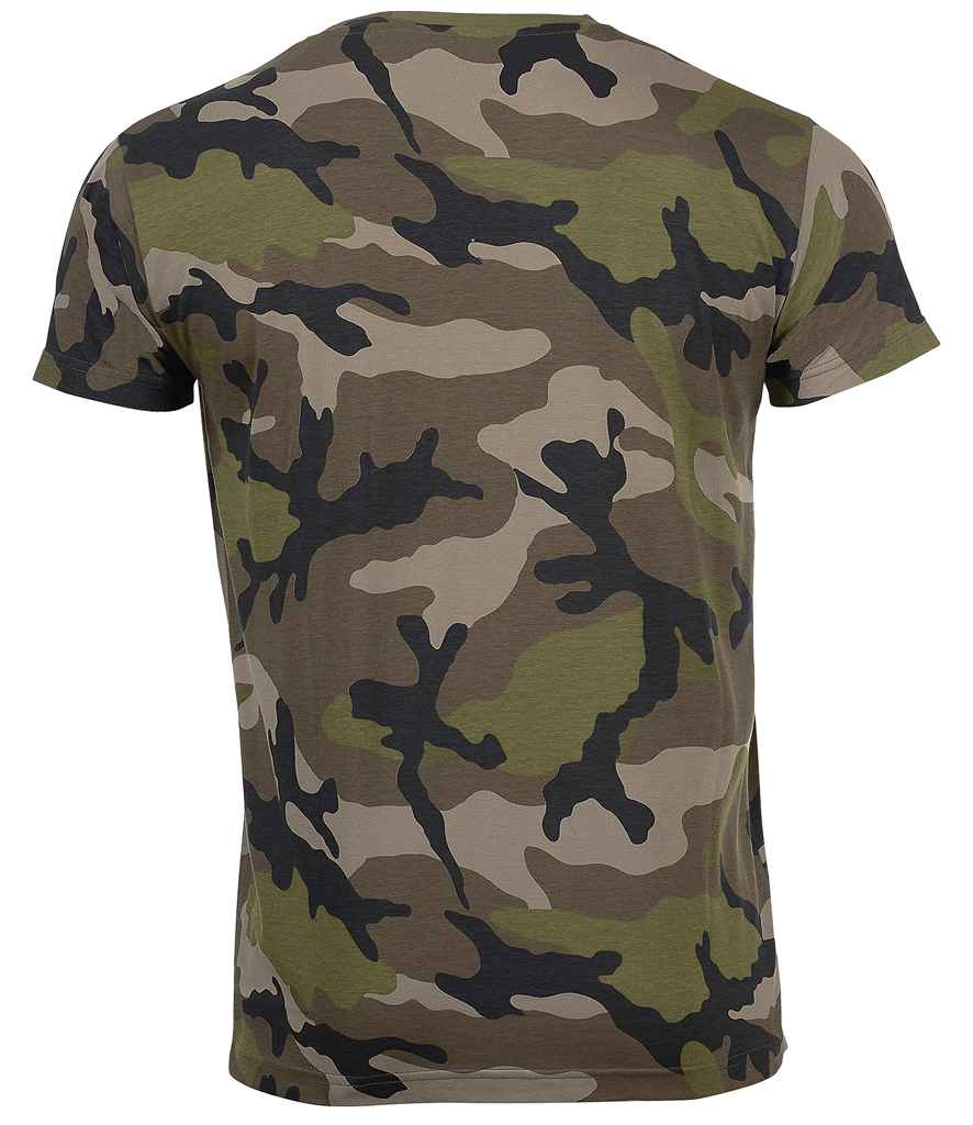 SOLS Camo T-Shirt in by SOL'S — Custom branded clothing by Print Press, featuring premium embroidery produced in our specialist print lab in the UK.