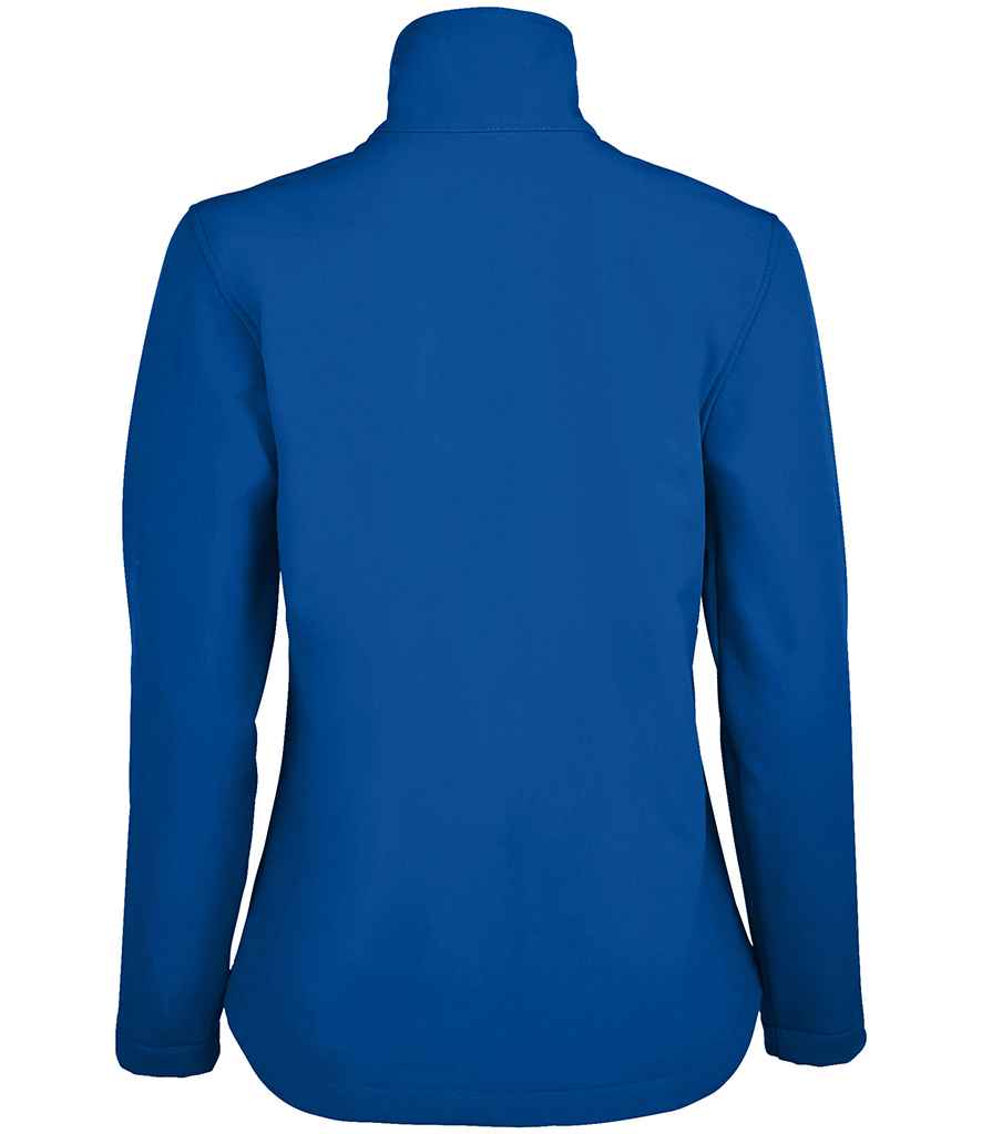 SOLS Ladies Race Soft Shell Jacket in by SOL'S — Custom branded clothing by Print Press, featuring premium embroidery produced in our specialist print lab in the UK.