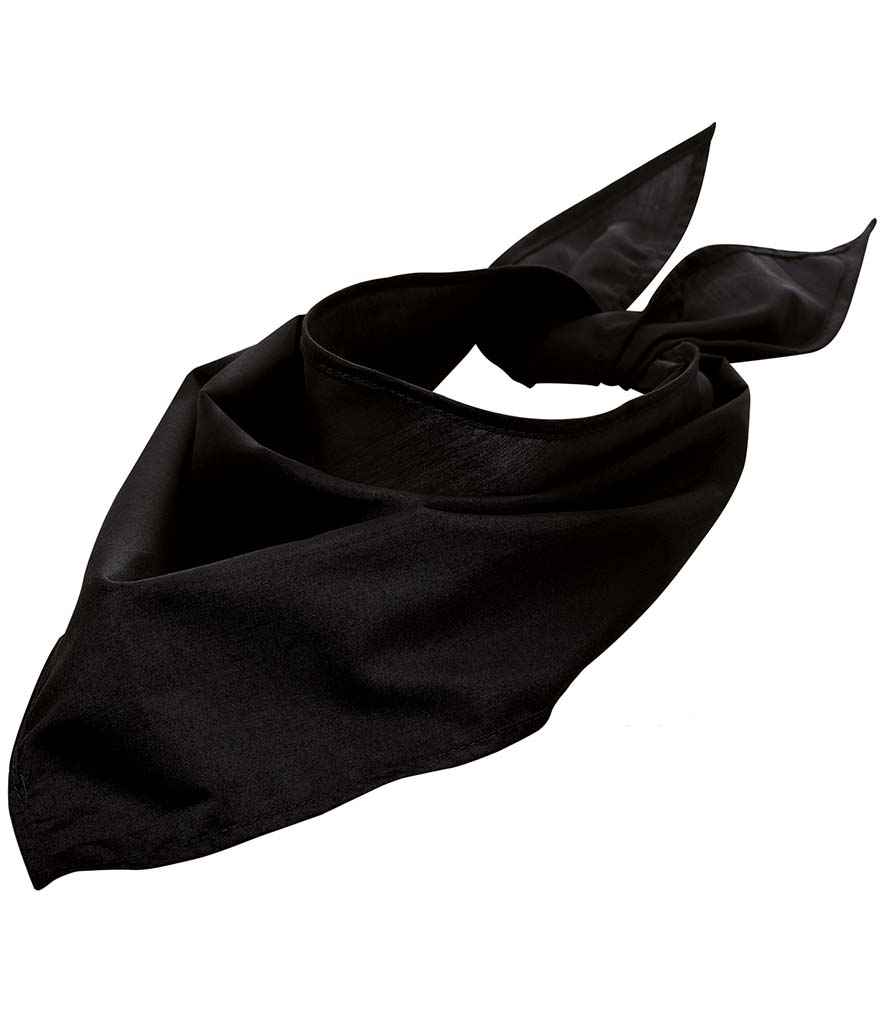 SOLS Bandana in ONE Black by SOL'S — Custom branded clothing by Print Press, featuring premium embroidery produced in our specialist print lab in the UK.