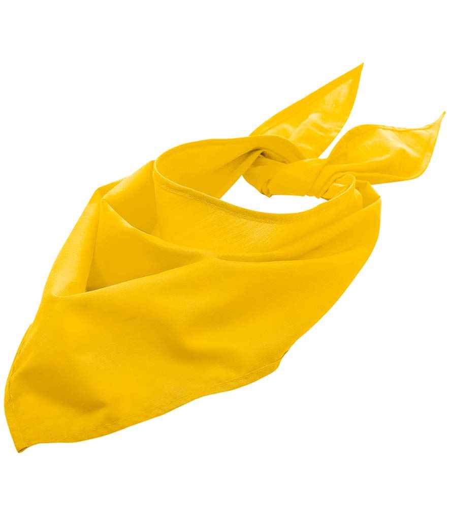 SOLS Bandana in ONE Yellow by SOL'S — Custom branded clothing by Print Press, featuring premium embroidery produced in our specialist print lab in the UK.