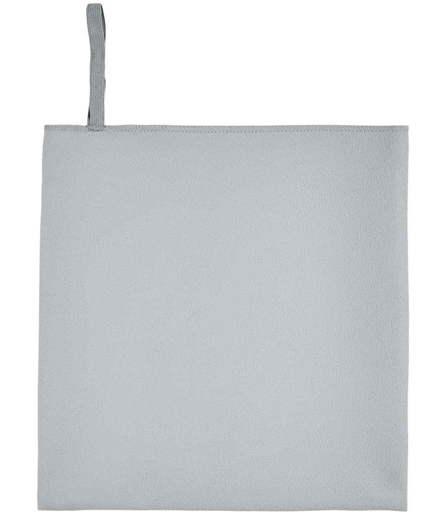 SOLS Atoll 30 Microfibre Guest Towel in ONE Pure Grey by SOL'S — Custom branded clothing by Print Press, featuring premium embroidery produced in our specialist print lab in the UK.