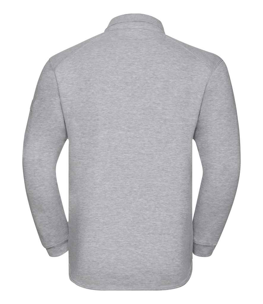 Russell Heavy Duty Collar Sweatshirt in by Russell — Custom branded clothing by Print Press, featuring premium embroidery produced in our specialist print lab in the UK.